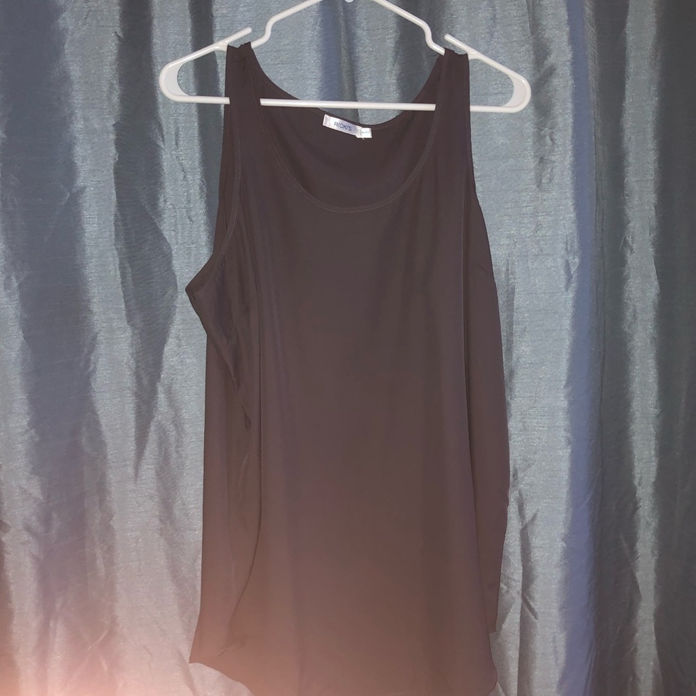 Ricki’s XL polyester Black Sleeveless Women's Top- works great in summer or fall
